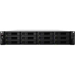 Synology RX1217RP Drive Enclosure - Infiniband Host Interface Rack-mountable - 12 x HDD Supported - 12 x SSD Supported - 12 x Total Bay - 12 x 2.5in/3.5in Bay