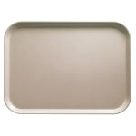 Cambro Camtray Rectangular Serving Trays, 14in x 18in, Taupe, Pack Of 12 Trays