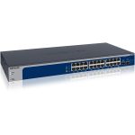 Netgear 24-Port 10-Gigabit/Multi-Gigabit Ethernet Smart Managed Plus Switch (XS724EM) - 24 Ports - Manageable - 10 Gigabit Ethernet - 10GBase-T - 3 Layer Supported - Modular - Twisted Pair, Optical Fiber