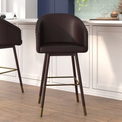 National Public Seating 6400 Adjustable Vinyl Task Stool, Black Seat/Black Frame