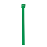 Partners Brand Colored Cable Ties, 18 Lb, 4in, Green, Case Of 1,000 Ties