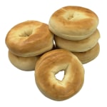 National Brand Fresh Plain Bagels, Pack Of 6