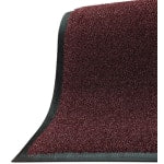 M+A Matting Brush Hog Floor Mat, 3ft x 20ft, Burgundy