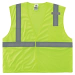 Ergodyne GloWear Mesh Hi-Vis Safety Vest, Large, Lime