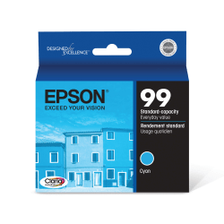 Epson 99 Claria Cyan Ink Cartridge, T099220-S