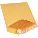 Partners Brand Kraft EZ Open Tear-Tab Bubble Mailers, #2, 8 1/2in x 12in, Pack Of 100