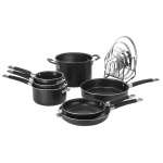 Cuisinart Non-Stick Aluminum Cookware Set, Black