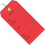 Partners Brand Prewired Repair Tags, 6 1/4in x 3 1/8in, 100% Recycled, Red, Case Of 1,000