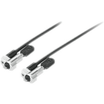 Lenovo NanoSaver Twin Head Nano/MS 2.0 Cable Lock - Patented T-bar/Key Lock - Black - Carbon Steel, Plastic - 6.56 ft - For Notebook, Desktop Computer, Tablet, Monitor