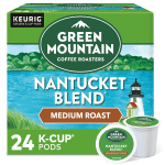 Green Mountain Coffee Single-Serve Coffee K-Cup Pods, Nantucket Blend, Carton Of 24