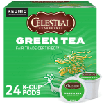 Celestial Seasonings Single-Serve K-Cup Pods, Green Tea, Box Of 24