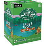 Green Mountain Coffee Single-Serve Coffee K-Cup Pods, Lake & Lodge, Carton Of 24