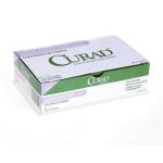 CURAD Elastic Foam Adhesive Tape, 2in x 5 1/2 yd., White, 6 Rolls Per Box, Case Of 6 Boxes