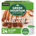 Green Mountain Coffee Single-Serve Coffee K-Cup Pods, Caramel Vanilla Cream, Carton Of 24