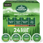 Green Mountain Coffee Single-Serve Coffee K-Cup, Regular Variety Pack, Carton Of 24