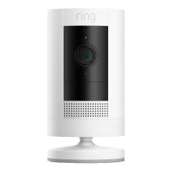 Ring Stick Up HD Battery-Powered Wireless Indoor/Outdoor Security Camera, White