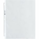 Business Source Top-Loading Sheet Protectors, 8-1/2in x 11in, 3.3-mil, Clear, Box Of 100 Protectors