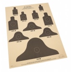 Rite In The Rain All-Weather Range Targets, 25 Meter, 22in x 17in, Pack Of 10 Targets