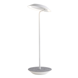 Koncept Royyo LED Desk Lamp, 17-7/16inH, Matte White/Oxford Felt Base Plate