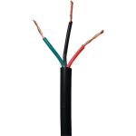 RCA Antenna Rotator Cable, 75ft, Black, VH127R