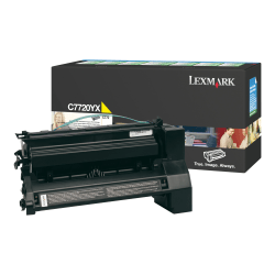 Lexmark C7720YX High-Yield Yellow Toner Cartridge