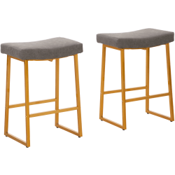 New Ridge Home Goods Victoria Swivel Bar Stool, Honeysuckle/Cream