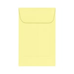 LUX Coin Envelopes, #1, Gummed Seal, Lemonade, Pack Of 1,000