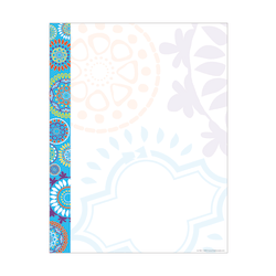 Barker Creek Paper Set, 8 1/2in x 11in, Peaceful Thoughts, Pack Of 200 Sheets