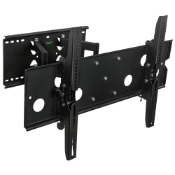 Mount-It! MI-310L Full Motion TV Wall Mount, 10inH x 34inW x 4inD, Black