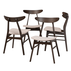 Zuo Modern Terrence Dining Chairs, Vintage Brown, Set Of 2 Chairs