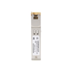 Tripp Lite Cisco-Compatible GLC-TE SFP Transceiver - 10/100/1000Base-TX, Copper, RJ45, Cat6, 328 ft. (100 m) - SFP (mini-GBIC) transceiver module (equivalent to: Cisco GLC-TE) - GigE - 1000Base-TX - RJ-45 - up to 328 ft