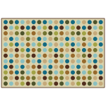 Carpets for Kids KID$Value PLUS Microdots Decorative Rug, 6ft x 9ft , Tan