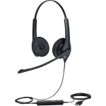 Jabra BIZ 1500 Headset - Stereo - USB - Wired - 32 Ohm - 20 Hz - 6.80 kHz - Over-the-head - Binaural - Supra-aural - 7.55 ft Cable - Noise Canceling