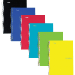 Mead Composition Notebooks, 9 3/4in x 7 1/2in, Wide Ruled, 100 Sheets, Black Marble, Pack Of 3