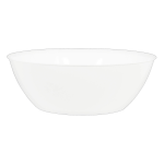 Amscan 10-Quart Plastic Bowls, 5in x 14-1/2in, Frosty White, Set Of 3 Bowls