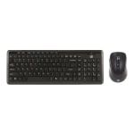 Digital Innovations Wireless Keyboard And EasyGlide Mouse, Black, 4270100