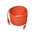 Tripp Lite 25ft Cat5 Cat5e Snagless Molded Patch Cable UTP Orange RJ45 M/M 25ft - 128 MB/s - Patch Cable - 25 ft - 1 x RJ-45 Male Network - 1 x RJ-45 Male Network - Gold-plated Contacts - Orange