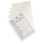 Tarifold Easy-Load Repositionable Pockets, 11in x 14in, Clear, Pack Of 5 Pockets