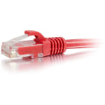 C2G-5ft Cat6 Snagless Crossover Unshielded (UTP) Network Patch Cable - Red - Category 6 for Network Device - RJ-45 Male - RJ-45 Male - Crossover - 5ft - Red