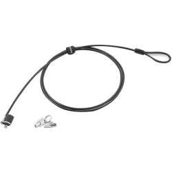 Lenovo 57Y4303 Security Cable Lock - Keyed Lock - Zinc Alloy, Galvanized Steel - 4.99 ft (0.18inDia) Cable - For Notebook, Desktop Computer, Docking Station, Monitor