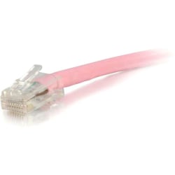 C2G-14ft Cat6 Non-Booted Unshielded (UTP) Network Patch Cable - Pink - Category 6 for Network Device - RJ-45 Male - RJ-45 Male - 14ft - Pink