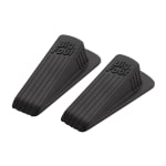 Master Caster Big Foot Doorstops, 1-1/4inH x 2inW x 4-3/4inD, Brown, Pack Of 2