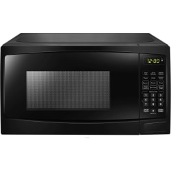 Danby 0.9 cuft Black Microwave - 0.9 ftÃƒâ€šÃ‚Â³ Capacity - Microwave - 10 Power Levels - 900 W Microwave Power - 10.60in Turntable - 120 V AC - 15 A Fuse - Countertop - Black