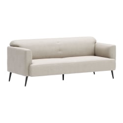 Lesro Newport Loveseat, Gray/Silver