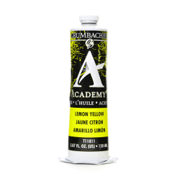 Grumbacher Academy Oil Colors, 5.07 Oz, Ivory Black, Pack Of 2