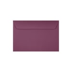 LUX Booklet 6in x 9in Envelopes, Gummed Seal, Vintage Plum, Pack Of 50