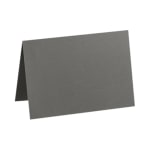 LUX Folded Cards, A7, 5 1/8in x 7in, Smoke Gray, Pack Of 1,000