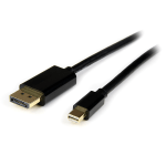 StarTech.com 4m (13ft) MiniPort toPort 1.2 Cable, 4K x 2K mDP toPort Adapter Cable, Mini DP to DP Cable