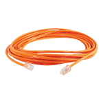 C2G Cat5e Non-Booted Unshielded (UTP) Network Crossover Patch Cable - Crossover cable - RJ-45 (M) to RJ-45 (M) - 5 ft - UTP - CAT 5e - orange