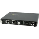 Perle SMI-110-M1SC2U - 10/100 Fast Ethernet IP Managed Media and Rate Converter - 1 x Network (RJ-45) - 1 x SC Ports - Management Port - 10/100Base-TX, 100Base-BX - 1.24 Mile - Rack-mountable, Rail-mountable, Wall Mountable, Desktop